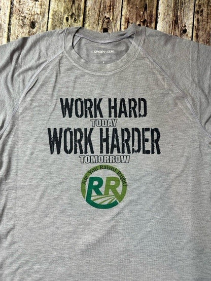 Work Hard/Work Harder T-Shirt (grey)