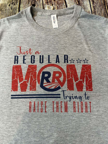 FREEDOM-Just a Regular MOM T-Shirt Big & Tall (grey)