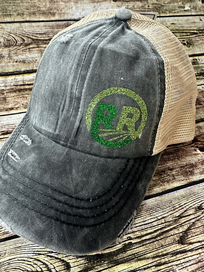 Ladies Criss Cross High Pony CC ball cap
